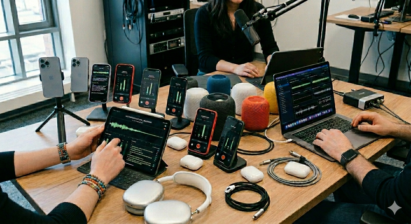 Multi-Device AI Audio Capture Study